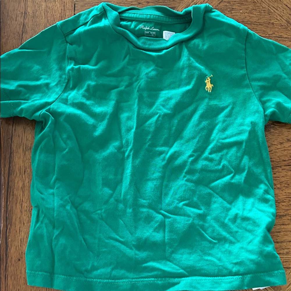 Ralph Lauren Kids Teal Short Sleeve Tee